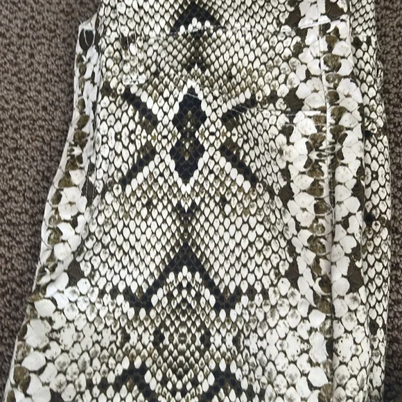 J. Crew green snake skin pant - Picture 9 of 9